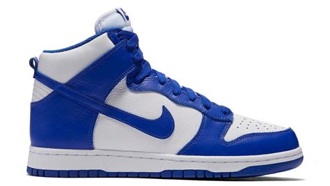 nike dunk high blau weiß|nike dunk high sneakers.